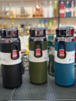 فلاکس (تراول ماگ) استیل 800 میل وارداتی درب الماسی - تصویر 4