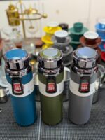 فلاکس (تراول ماگ) استیل 1000 میل وارداتی درب الماسی - تصویر 2