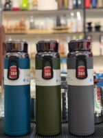 فلاکس (تراول ماگ) استیل 1000 میل وارداتی درب الماسی - تصویر 3