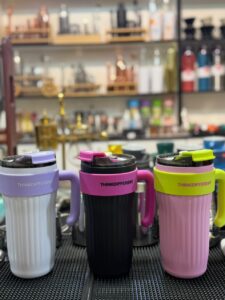 تراول ماگ دسته دار برند think different - تصویر 3